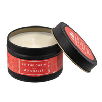 General Supply Goods + Co Brass Travel Tin - 3.5 oz - At The Cabin-Scented Candle