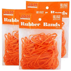 JAM Paper Rubber Bands, #33 Size, Orange Rubberbands, 300/Pack (333RBorg)-Regular Size Orange Rubber Bands