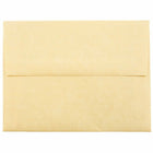 JAM Paper A2 Invitation Envelopes, 4.38 x 5.75, Parchment Antique Gold Yellow Recycled, 1000 Pack (55574B)-Antique gold