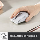 Logitech MX Anywhere 3 Wireless Mouse for Mac - Light Grey-Go-anywhere contoured comfort shape