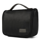 Bugatti Contrast Collection - Toiletry Bag - Black-Black/Vegan Leather