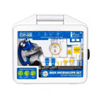 Explore One 45 Piece 900X Microscope Set with Case-The original classic 28 Piece 900X Microscope now gives you more with 45 pieces in the set. Included are all necessary tools for observing the included prepared slides, hatching the included eggs of real Brine Shrimp, and for gathering and storing of specimens collected in the field.