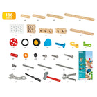BRIO Builder: Construction Set-Crafted using FSC® (FSC-C133361) sourced European beech wood and high-quality plastics.