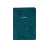 Eccolo Style Journal - 6" x 8" - Green Palms-Green Faux Leather