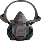 3M 6500 Series Half Facepiece Respirator, Silicone, Large - 3 Pack-Size - Large