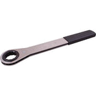 Gray Tools 1-3/4" 12 Point, Flat Ratcheting Single Box Wrench, Vinyl Grip-Size: 1-3/4"