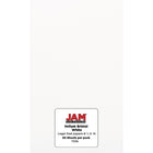JAM Paper Vellum Bristol Legal Cardstock, 8.5 x 14, 110lb White, 50 Pack (16928443)-White card stock for scrapbooking and creating posters