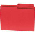 Hilroy Reversible File Folders - Letter Size - Red - 100 Pack-Letter sized file folder