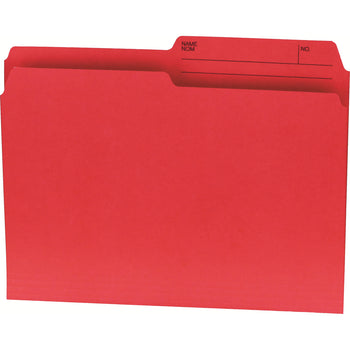 Hilroy Reversible File Folders - Letter Size - Red - 100 Pack | staples.ca