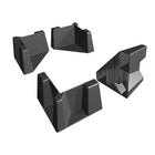 WeatherTech CargoTech Cargo Containment System for Your Trunk, Black, 4 Pack-Four corner pieces, each measuring 8" x 8" x 5" (20cm x 20cm x 12cm)