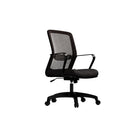 CB Office Vista Mesh Office Chair - Black-Funtional ergonomic seat and back design