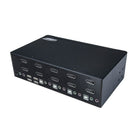 StarTech 4-Port Dual DisplayPort KVM Switch, Black (SV431DPDDUA2)-Full multimedia control with separate 3.5 mm microphone and speaker support