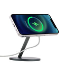 Powerology MagSafe Charger Aluminum Holder and Stand - Charcoal-Charcoal
