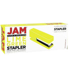 JAM Paper Office & Desk Sets, Tape Dispenser Stapler Pack of Staples, Lime Green and Green (33758LGGR)-Our Staplers & Tape Dispensers are very sturdy and durable! Fashioned from High Quality Hard Plastic with a smooth finish & a weighted rubber base to prevent slipping