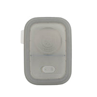 Minimal Silicone Bento Lunch Box - Grey - 700ml - Set of 2-100% food grade pure silicone