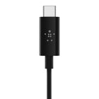 Belkin 3' USB-C To 3.5mm Audio Cable - Black-Play audio from a USB-C iPad or Android device through your car stereo or home sound system