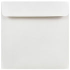 JAM Paper 6 x 6 Square Envelopes, White, 250 Pack (28416H)-Regular white square envelope