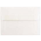 JAM Paper 8.5 x 8.5 Square Envelopes, Black Linen Recycled , 50 Pack (V01214I)-Black linen recycled envelope
