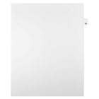 Mark Maker Legal Exhibit Index Tab White Single Tabs, 1/25th Cut, Letter Size, No Holes, Number 30, 25 Pack-White Single Tabs, 1/25th Cut