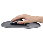 DAC MP-113 "Contoured" Super-Gel Mouse Pad / Wrist Rest - 8-3/4" x 10-3/4" x 3/4" - Grey-Helps keep your wrists ergonomically positioned