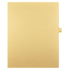 Mark Maker Legal Tabs - Letter Size - Buff - 1/25th cut - 25 tabs per package - 5 packages Pack - Number 111-Buff Single Tabs