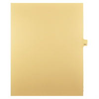 Mark Maker Legal Tabs - Letter Size - Buff - 1/25th cut - 25 tabs per package - 5 packages Pack - Number 111-Buff Single Tabs