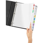 Avery Durable Dividers - 8 Tabs - Multi-Color-Easily create or update section titles – no tab inserts or labels needed