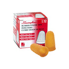 Swingline Rubber Finger Tips with Raised Friction Surface - Medium/Large - Size 12 - 12 Pack-Rubber finger tip