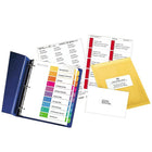 Avery Ready Index Table of Content Dividers for Laser and Inkjet Printers, 10 Tabs, 6 sets, Multi-colour, (11188)-Customize the Table of Contents page by adding section titles, as well as graphics or a company logo 