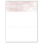 Deluxe Top Laser Cheque - English - 8.5" x 11" - Burgundy - 500 Pack-Blank Cheque stock for use with Custom Accounting Software