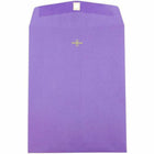 JAM Paper 10" x 13" Open End Catalog Coloured Envelopes with Clasp Closure - Violet Purple Recycled - 10 Pack -Colour: Violet Colour: Purple Envelope