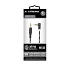 Xtreme XAC9-0110-REB 6ft Premium Audio transfer Cable-90 degree right angle connector, Great for Car or Home aux port