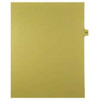 Mark Maker Legal Exhibit Index Tab Buff Single Tabs, 1/15th Cut, Letter Size, No Holes, Number 155, 25 Pack-Buff Single Tabs, 1/15th Cut