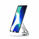 Satechi R1 Aluminum Hinge Holder Folder Stand - Silver-Supports nearly all smartphones & tablets, even with the cases still on