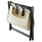 Winsome Dora Luggage Rack with removable fabric basket, Espresso-Material of basket is Oxford which is 100 percent polyester
