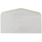 JAM Paper #10 Window Envelopes, 4 1/8 x 9 1/2, White, 500 Pack-Gum Closure