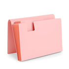 Poppin 13 Pocket Accordion File - Blush-12 tabbed dividers with 13 pockets