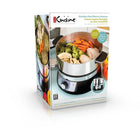 Euro Cuisine FS3200 Food Steamer with Mechanical Timer, Stainless Steel-120V