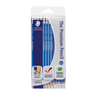Staedtler Norica Wood Pencils - 2mm - 2H - 12 Pack-Pre sharpened, woodcase, blue, break resistant