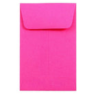 JAM Paper #1 Coin Envelopes, 2 1/4 x 3 1/2, Fuchsia Pink Recycled, 100 Pack-Fuchsia Pink high quality 24lb paper