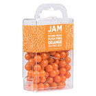 JAM Paper Colorful Push Pins - Round Head Map Thumb Tacks - Orange - 100 Pack-Size: Standard (approx 1 inch)