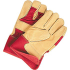 Zenith Safety Fitters Gloves, 2X-Large, Grain Pigskin Palm, Thinsulate Inner Lining - 6 Pack-Cuff Material: Rubberized