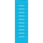 Teacher Created Resources Aqua Polka Dot 10 Pocket File Storage Pocket  (TCR20738)-10 folder-sized pockets
