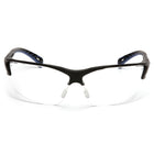 Pyramex Venture 3 Safety Eyewear Glasses, Clear H2X Anti-Fog Lens, Black Frame, 12 Pack-12/pack