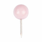 JAM Paper Colorful Push Pins - Round Head Map Thumb Tacks - Baby Pink Pastel - 100 Pack-Keep your school work, office work, art and visual projects organized with colored push pins!