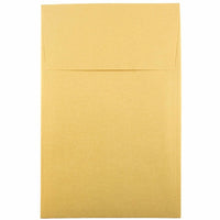 JAM Paper A10 Policy Envelopes, 6 x 9.5, Stardream Metallic Gold, 250 Pack (V018304H)-Gold stardream metallic envelope