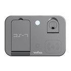 Veho DS-7 Qi Wireless Multi-Charging Station - Grey-Widely compatible with all major brands which have Qi wireless function, smartphones, Apple watches, Earphones plus much more