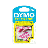 Dymo COLORPOP 1/2" Label Tape, Pink/White (2056736)-Pink/White