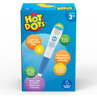 Educational Insights Hot Dots Light-Up Interactive Pen - Multicolor - Pack of 6-Bring learning to life: Press the Hot Dots Light-Up Interactive Pen to an answer dot on any one of dozens of Hot Dots and Hot Dots Jr. books, activities, and card sets for an interactive screen-free learning experience.