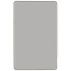 Flash Furniture Mobile 36"W x 72"L Rectangular Grey HP Laminate Activity Table - Standard Height Adjustable Legs-Scratch and Stain Resistant Surface
